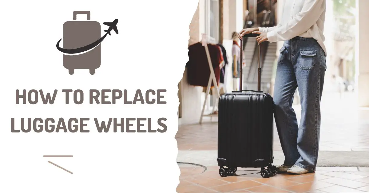 How to replace wheels on luggage
