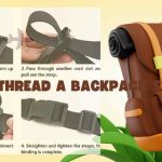 How to thread a backpack strap