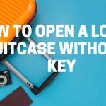 How to open a locked suitcase