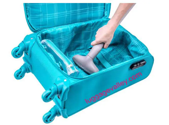 Clean fabric luggage